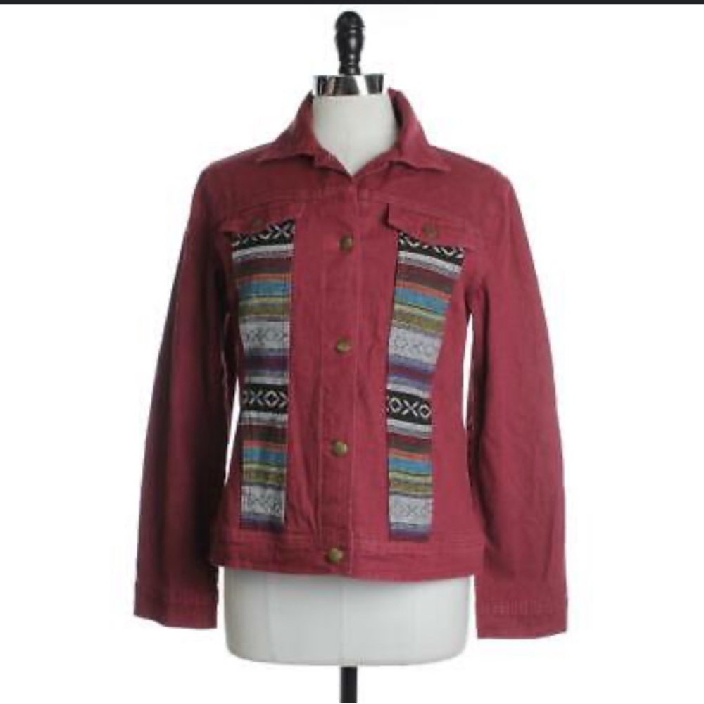 DG2 Women's Multicolor Patterned Jacket